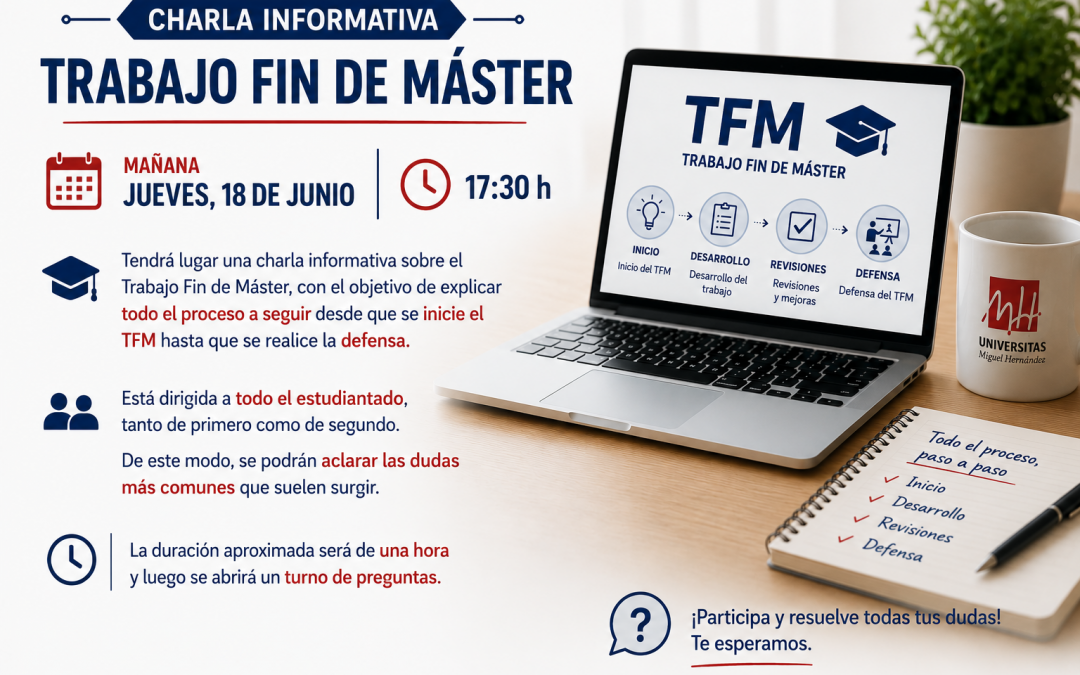 Charla informativa sobre el Trabajo Fin de Máster
